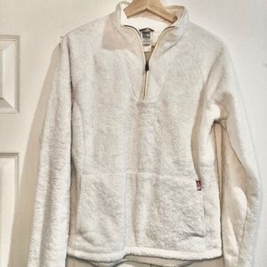 North Face Size M Half-Zip Teddy Pullover